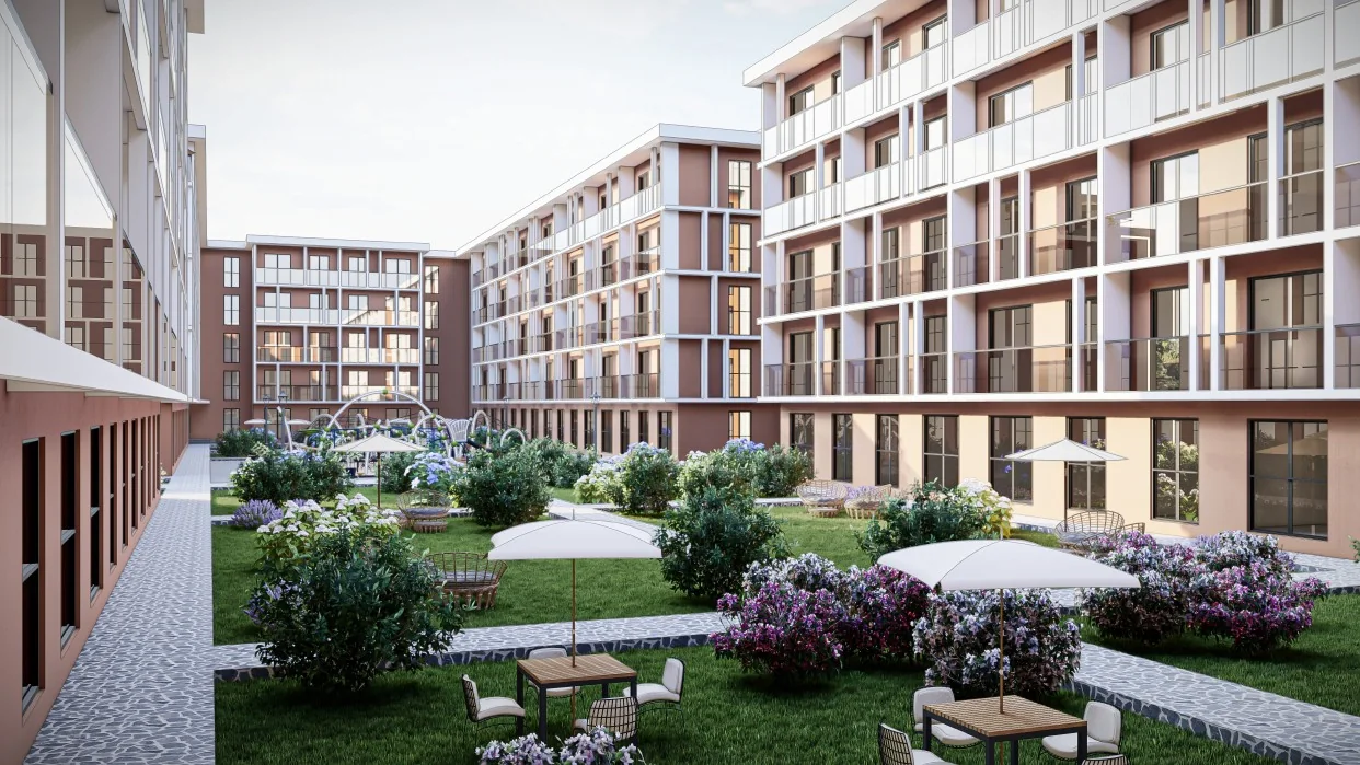 Peyzajlı iç avlu — 1/4